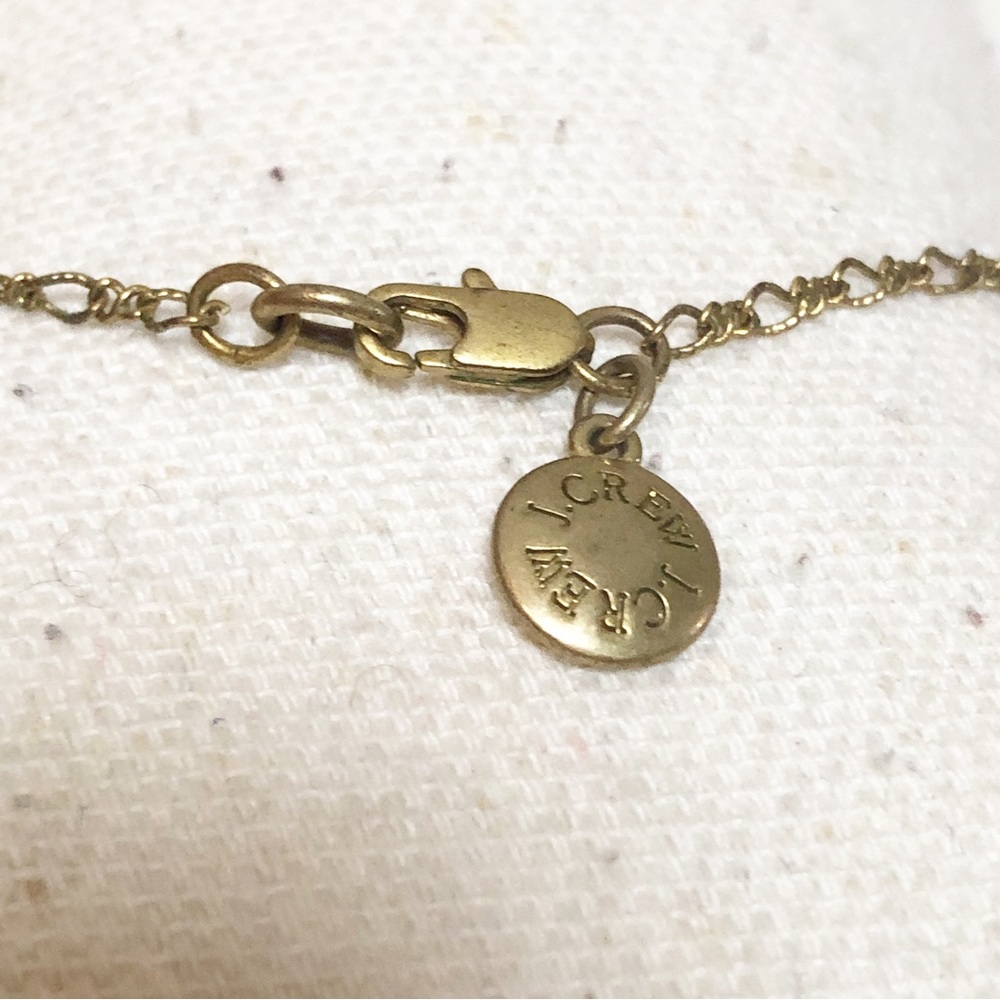 J.CREW Gold Tone Star Fish Sand Dollar Pendant Long Necklace - Picture 10 of 12